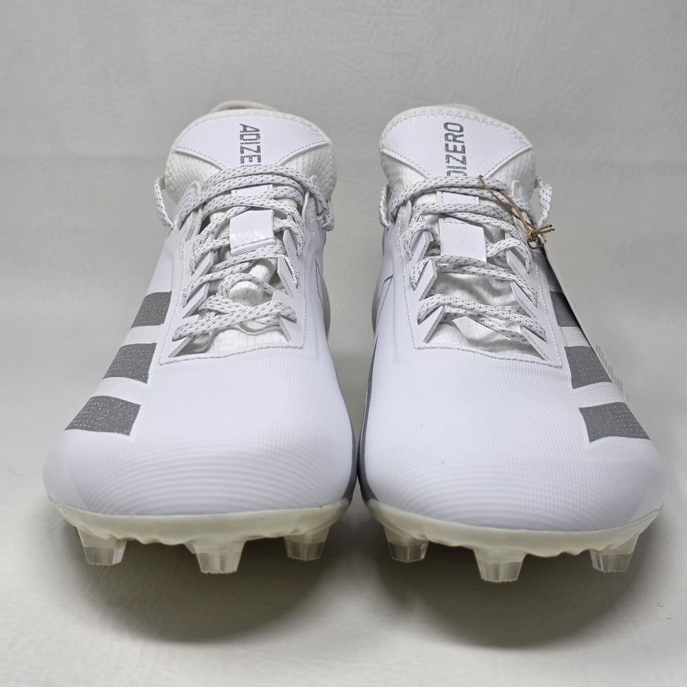 Adidas Adizero Electric 1 II Football Cleats White Silver IF1914 Men's Size 16 - Picture 8 of 12